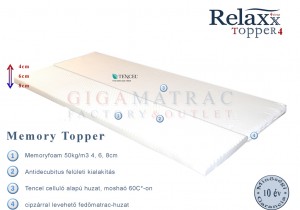 RelaXx® Topper 4 memory foam